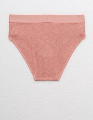 Aerie Ribbed High Waisted Bikini Underwear
