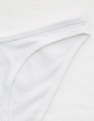 Aerie Ribbed High Waisted Bikini Underwear