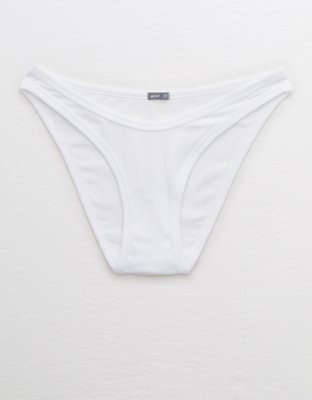 Aerie Ribbed High Waisted Bikini Underwear