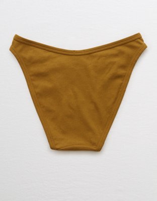 Aerie Ribbed High Waisted Bikini Underwear