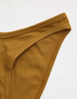 Aerie Ribbed High Waisted Bikini Underwear