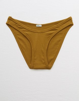 Aerie Ribbed High Waisted Bikini Underwear