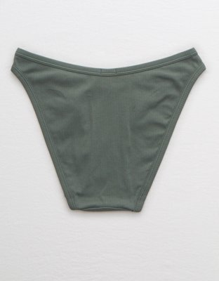Aerie Ribbed High Waisted Bikini Underwear