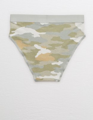 Aerie Ribbed High Waisted Bikini Underwear