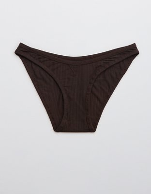 Shop Aerie Modal Ribbed High Cut Bikini Underwear online