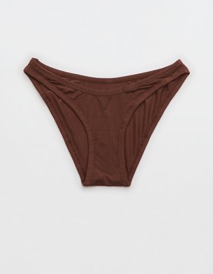 American Eagle Aerie Modal Ribbed High Cut Bikini Underwear