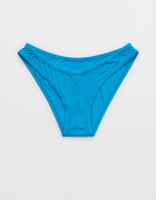 Barely There Panties Blue Thin Lightweight Stretch Fabric Women's XL Size 8  New