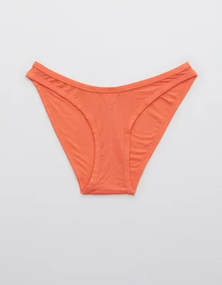 Aerie Modal Ribbed High Cut Bikini Underwear