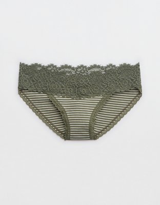 Aerie Cotton Eyelash Lace Bikini Underwear