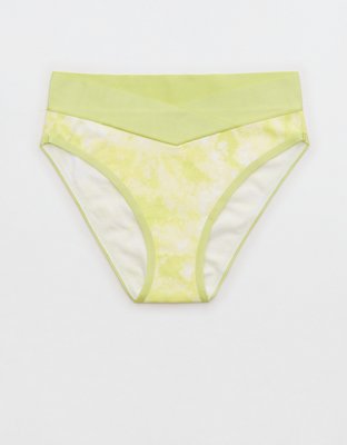 Aerie Cotton Crossover High Waisted Mom Underwear