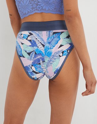 Aerie Cotton Crossover High Waisted Mom Underwear