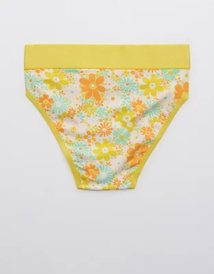 Aerie Cotton Crossover High Waisted Mom Underwear