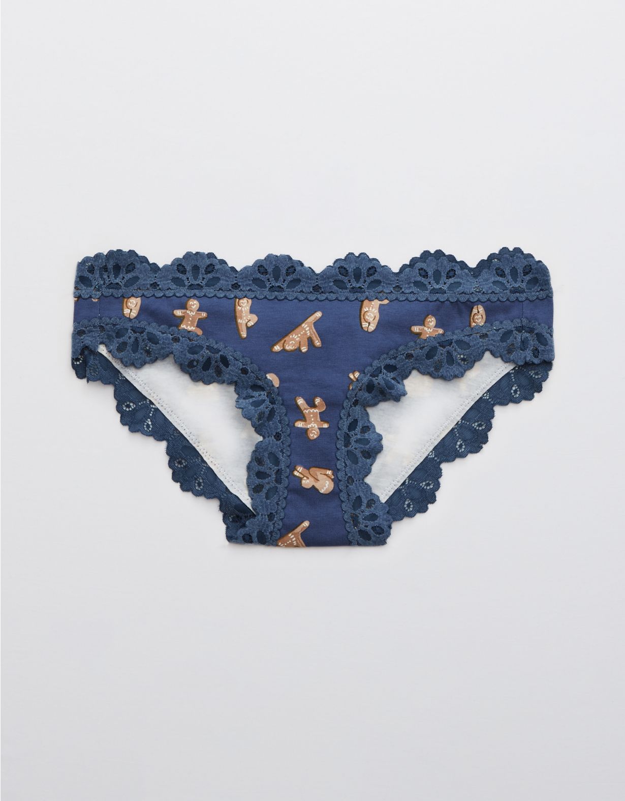 Aerie Cotton Snowday Lace Bikini Underwear