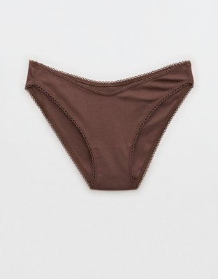 Aerie Pointelle High Cut Bikini Underwear