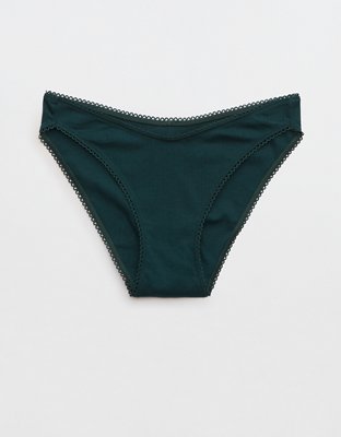 Aerie Pointelle High Cut Bikini Underwear