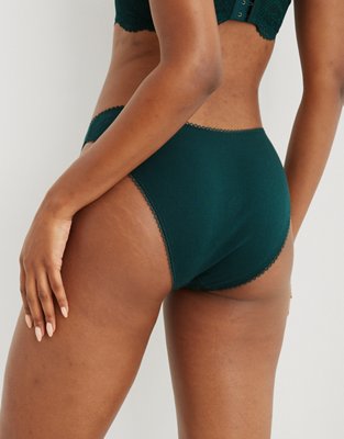 Aerie Pointelle High Cut Bikini Underwear