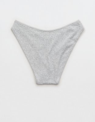 Aerie Pointelle High Cut Bikini Underwear