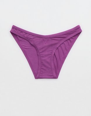 Aerie Ribbed Seamless Thong Underwear