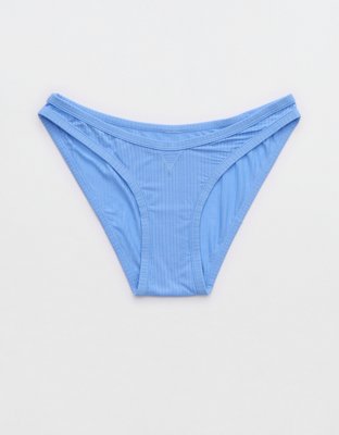 Aerie Juniors Modal Ribbed High Cut Thong Underwear