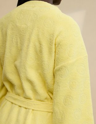Халат Smiley®, махра — Aerie — фото 5