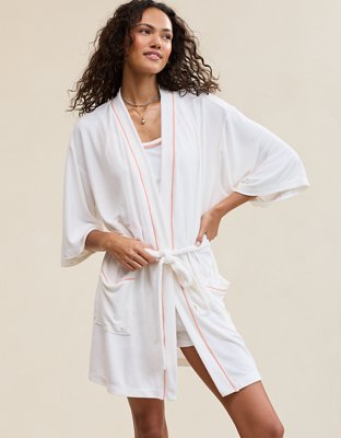 Aerie Real Hot Terry Piping Robe from American Eagle - $78