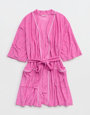 Aerie Real Hot Terry Piping Robe