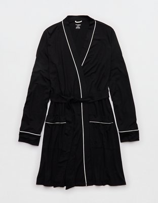 OVERSLEPT by Aerie Real Soft® Piping Robe