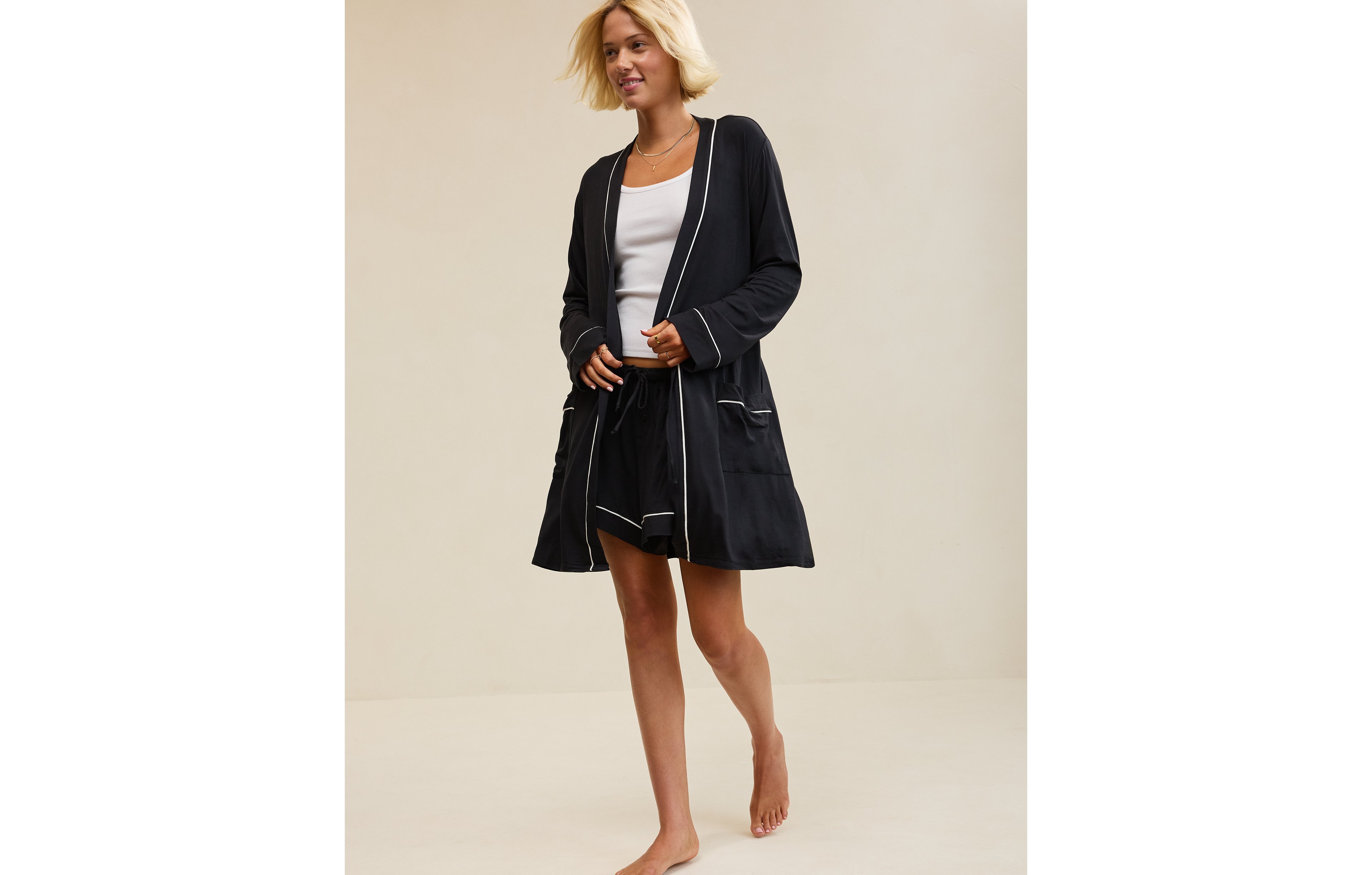 Aerie Real Soft® Piping Robe