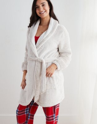 Aerie Fuzzy Sherpa Robe