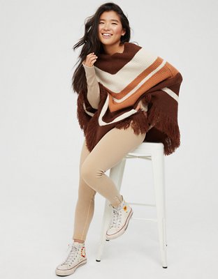 OFFLINE By Aerie Pullover Sweater Poncho