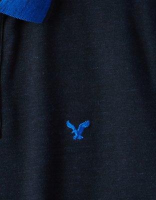 Мужские топы American Eagle AE SHOULDER PANEL POLO — фото 3