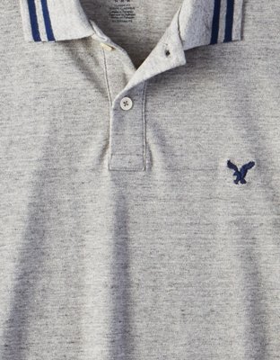 Мужские топы American Eagle AE ATHLETIC TIPPED COLLAR POLO — фото 3