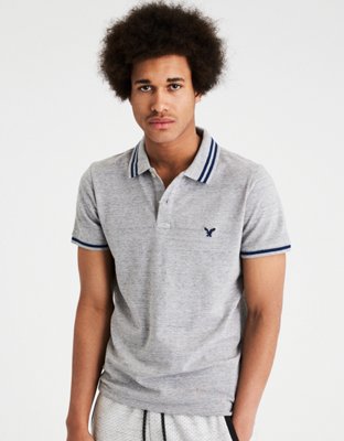 Мужские топы American Eagle AE ATHLETIC TIPPED COLLAR POLO — фото 2