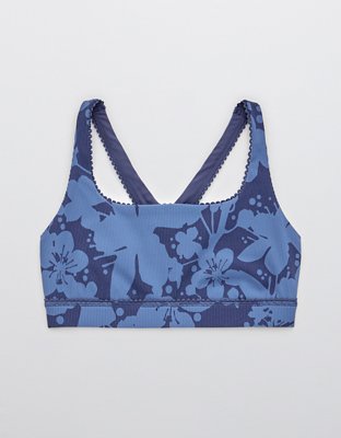 OFFLINE By Aerie Ribbed Keyhole Back Sports Bra