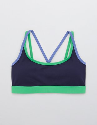 OFFLINE By Aerie Goals Colorblock Sports Bra