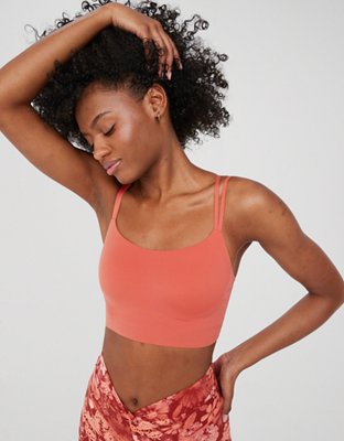 Buy OFFLINE By Aerie Goals Active Rib Strappy Back Sports Bra online