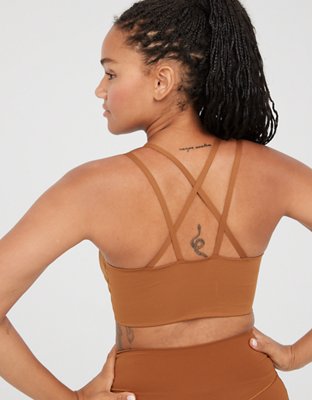 OFFLINE By Aerie Real Me XTRA Hold Up! Strappy Sports Bra