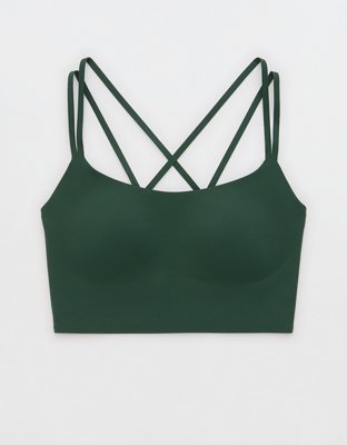 OFFLINE By Aerie Real Me Ruched Longline Sports Bra