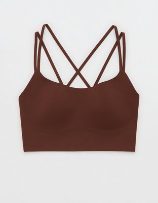 OFFLINE By Aerie Ribbed Plunge Sports Bra