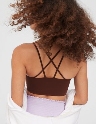 Janice White Soft Backless Crop Top