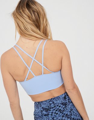 OFFLINE By Aerie Real Me XTRA Hold Up! Strappy Sports Bra