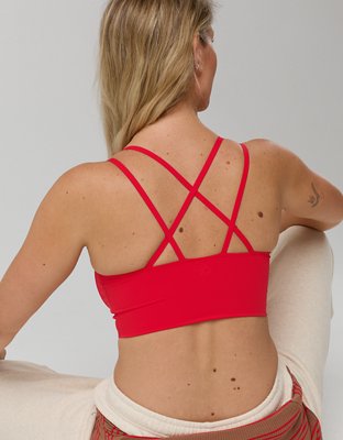 OFFLINE By Aerie Real Me Hold Up! Strappy Sports Bra