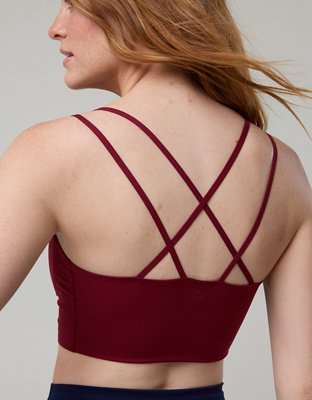 OFFLINE By Aerie Real Me Hold Up! Strappy Sports Bra