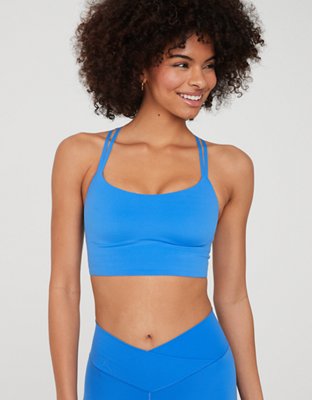 OFFLINE By Aerie Real Me XTRA Hold Up! Strappy Sports Bra