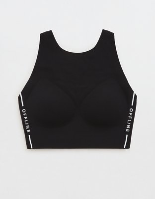 Aerie Camo Sports Bra Size Medium Black - $8 - From Summer