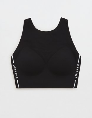 OFFLINE By Aerie Ribbed Plunge Sports Bra