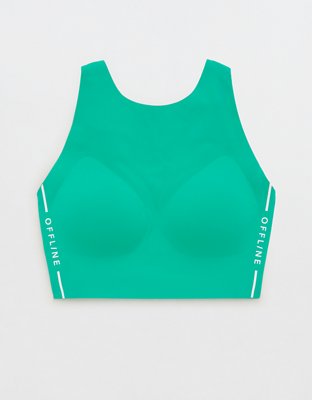 OFFLINE By Aerie Ribbed Plunge Sports Bra