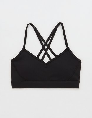 OFFLINE By Aerie Goals Rib Strappy Back Sports Bra