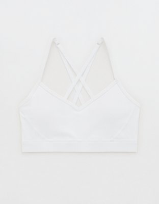 OFFLINE By Aerie Goals Active Bra deportivo en punto elástico con tiras en la espalda