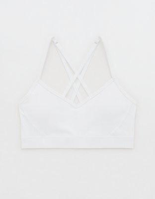 Ruffle Sports Bra in White  Sports bra, Best sports bras, Fashion